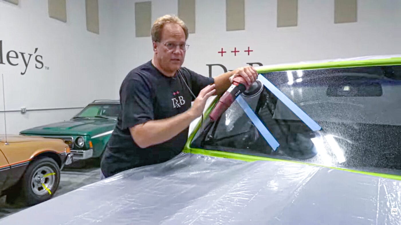 Mike Phillips hosting a live online glass polishing class for Dr. Beasley's