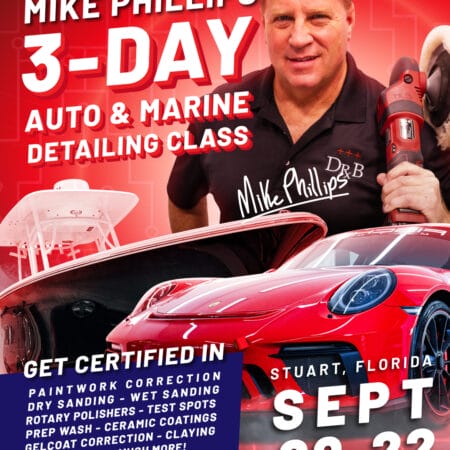 Dr. Beasley's Future of Detailing 3-Day Auto & Marine Detailing Class with Mike Phillips - September 2024