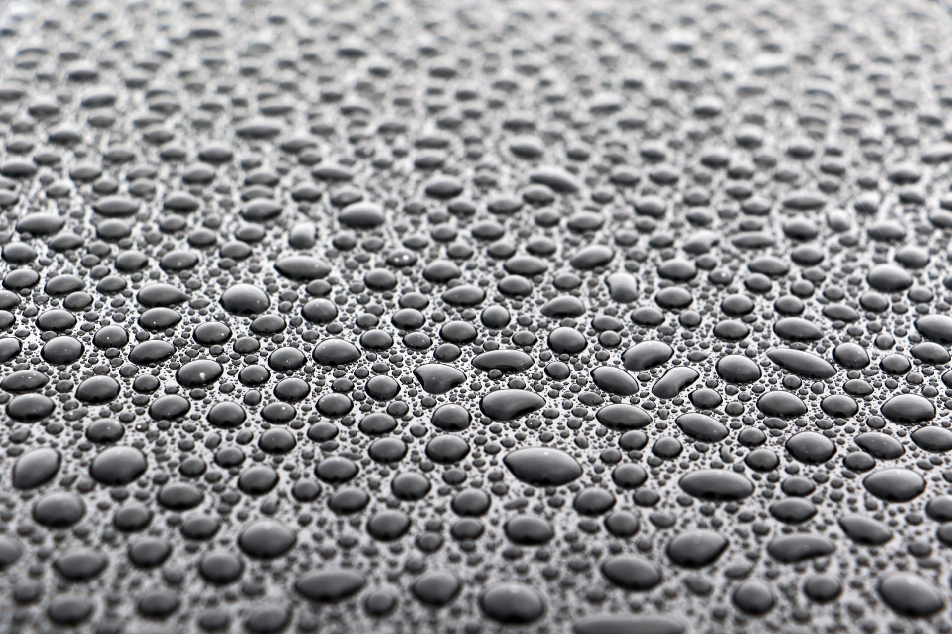 Testing water behavior on a ceramic coated car