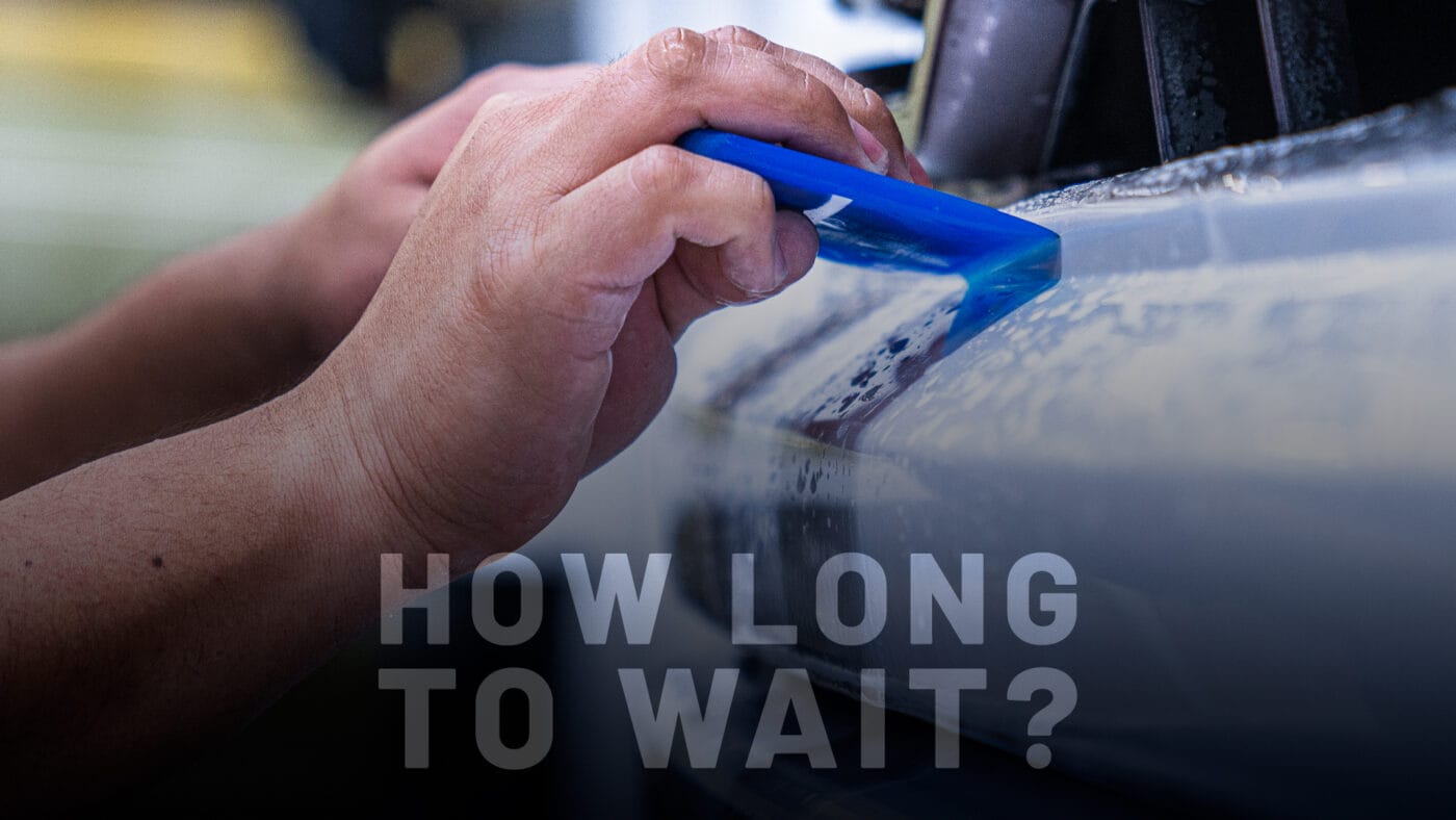 How long to wait after ceramic coating before applying PPF?