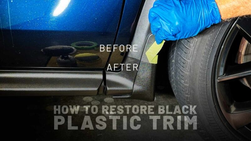 How to Clean and Restore Black Plastic Trim