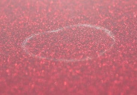 Crater etch water spot
