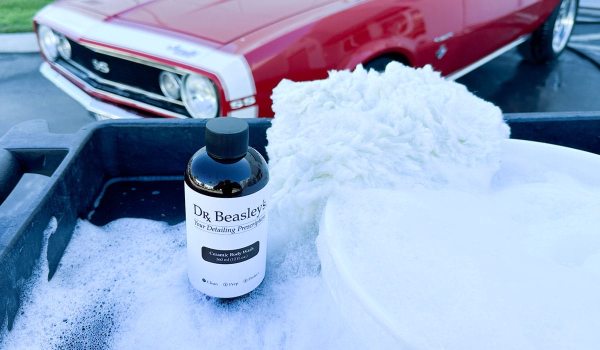 pH balanced car wash soap