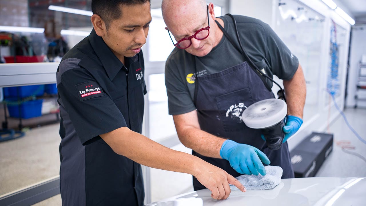 Auto detailing class at Dr. Beasley's in Chicago