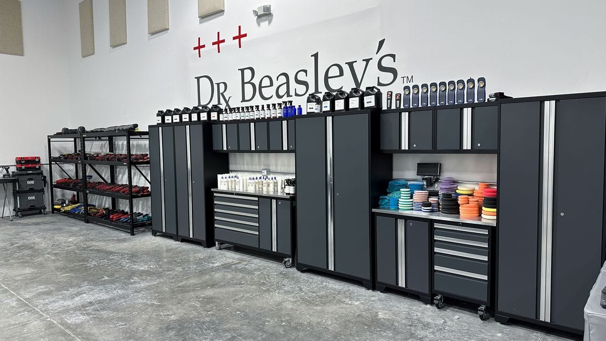 Storage cabinets for detailing class