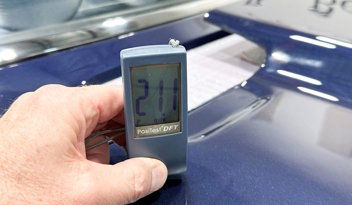 Paint thickness gauge