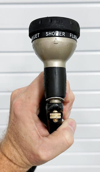 Shower head for detialing