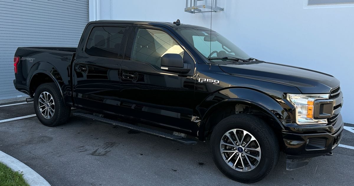 Truck after detailing