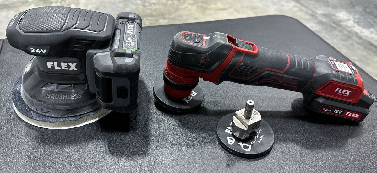 Flex tools for sanding paint