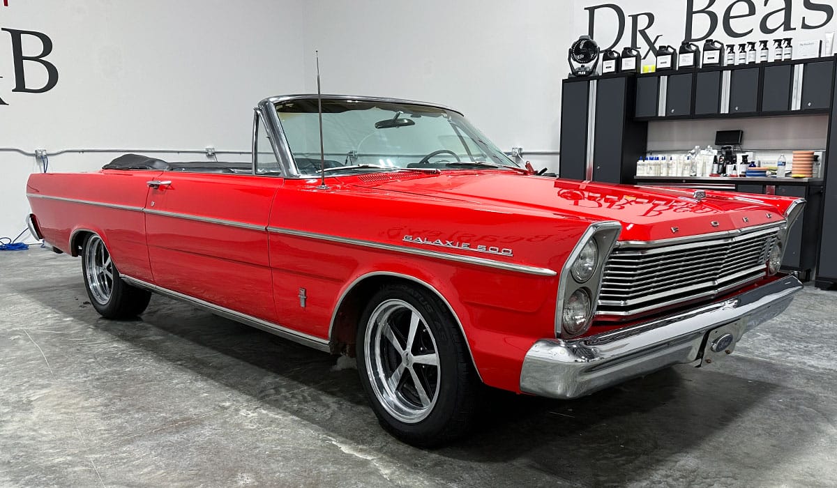 Ford Galaxie after detailing class