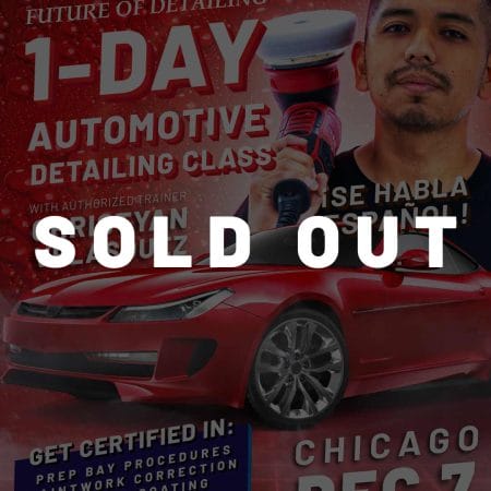 Detailing class sold out