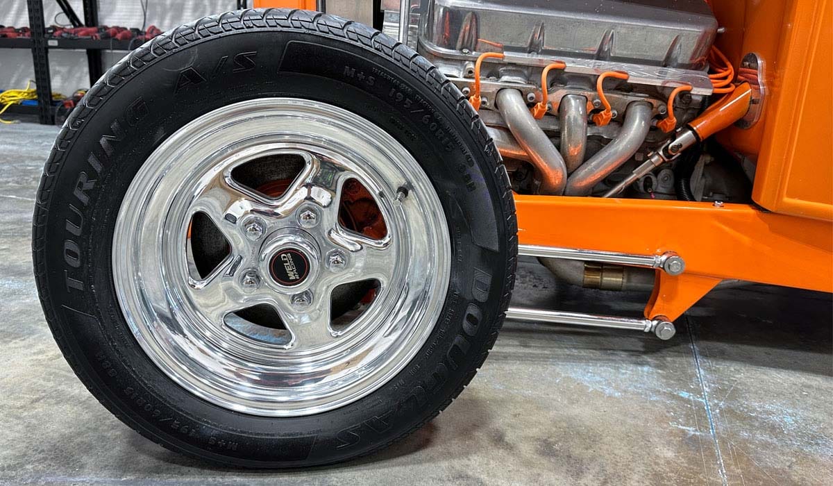 Wheel after aluminum polishing