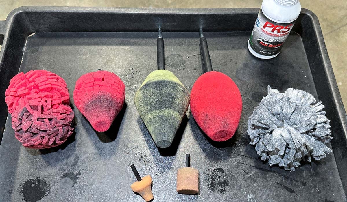 Polishing balls after cleaning
