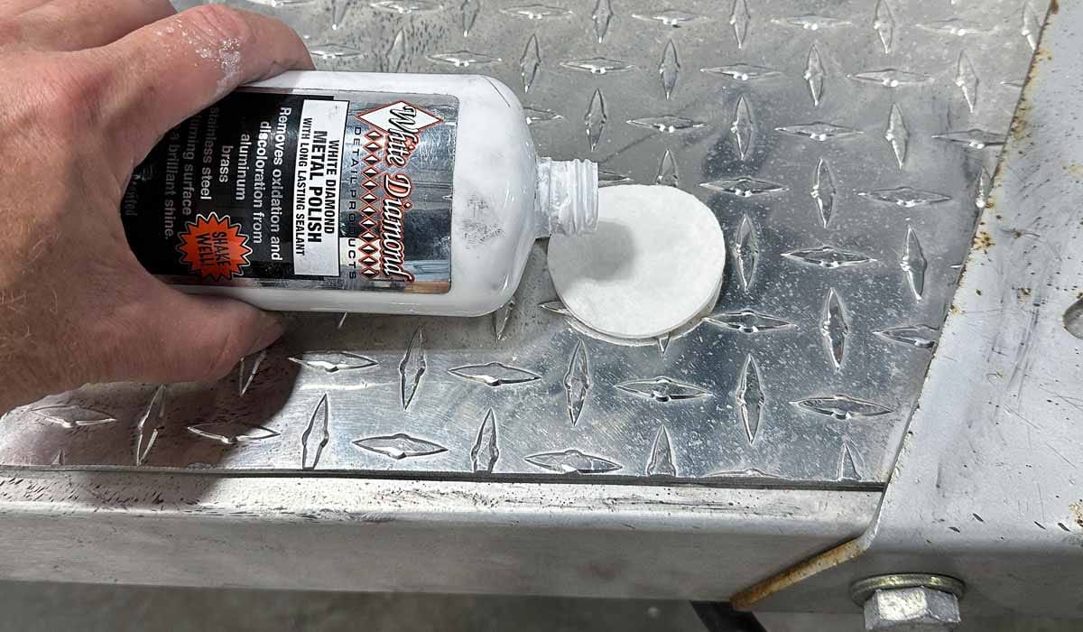 Hand polishing aluminum to a mirror finish