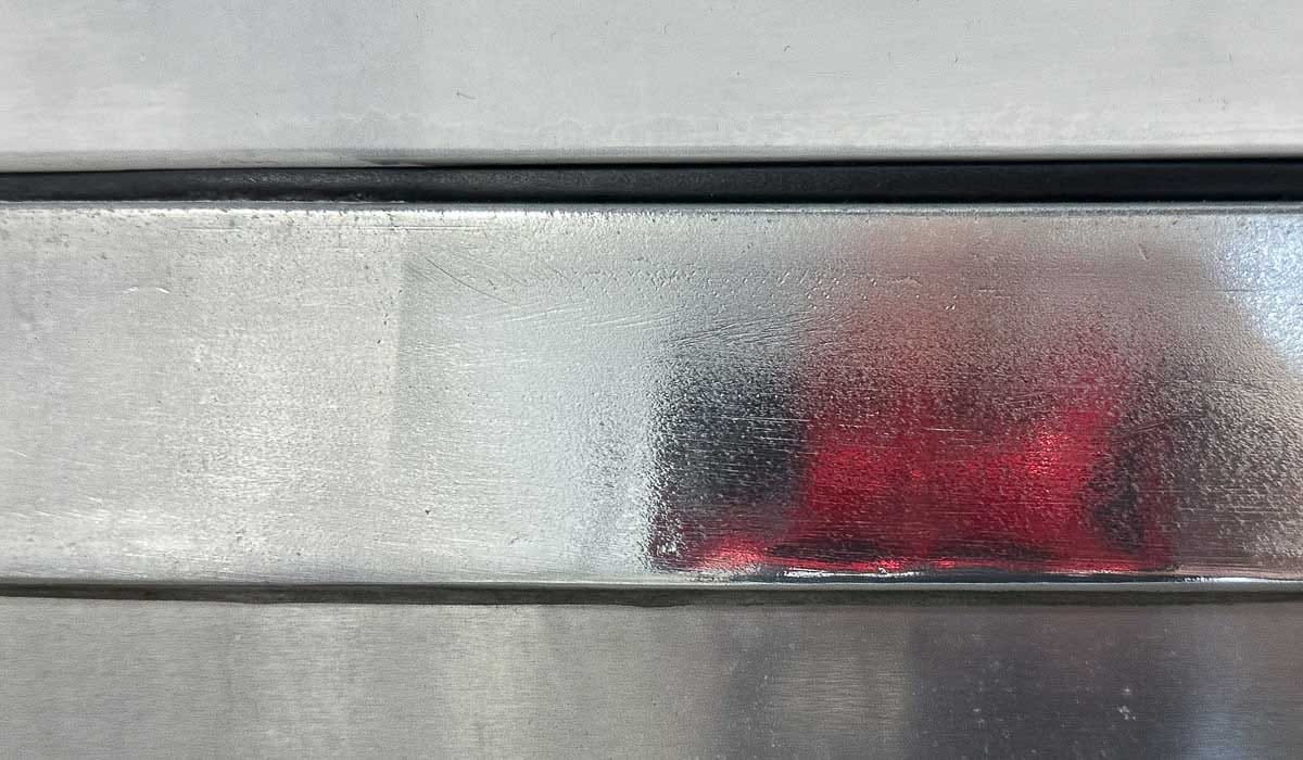 Aluminum polishing two-step results