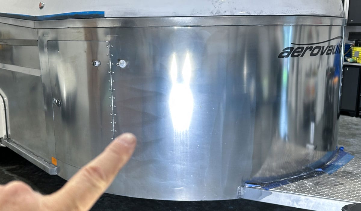 Buffer trails after gear driven polisher