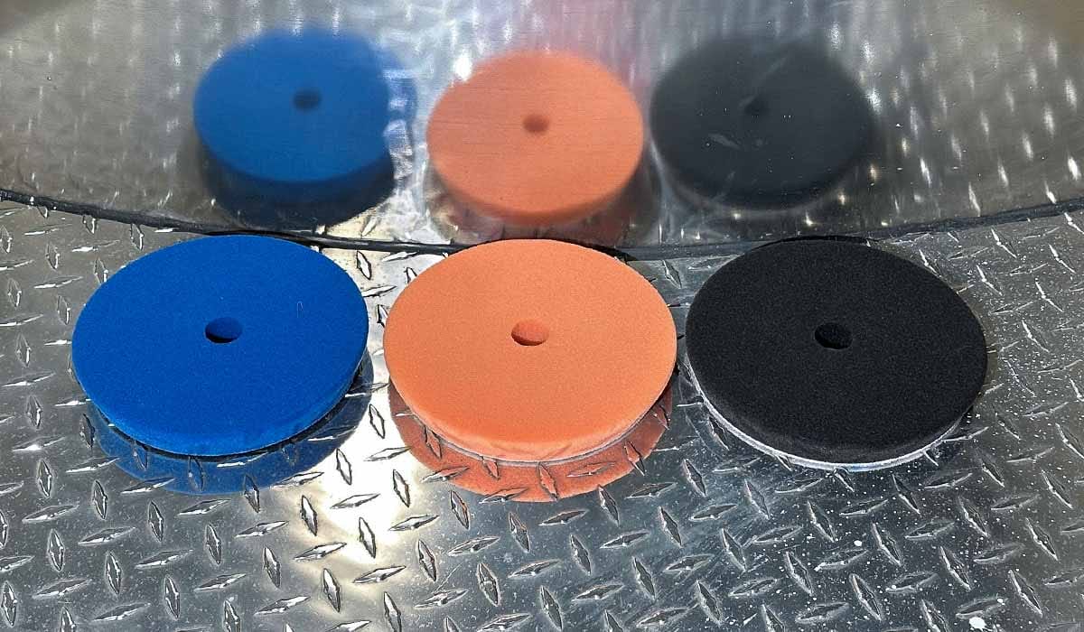 Foam pads for polishing aluminum