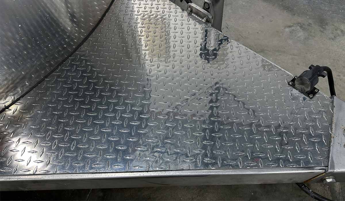 Polished aluminum