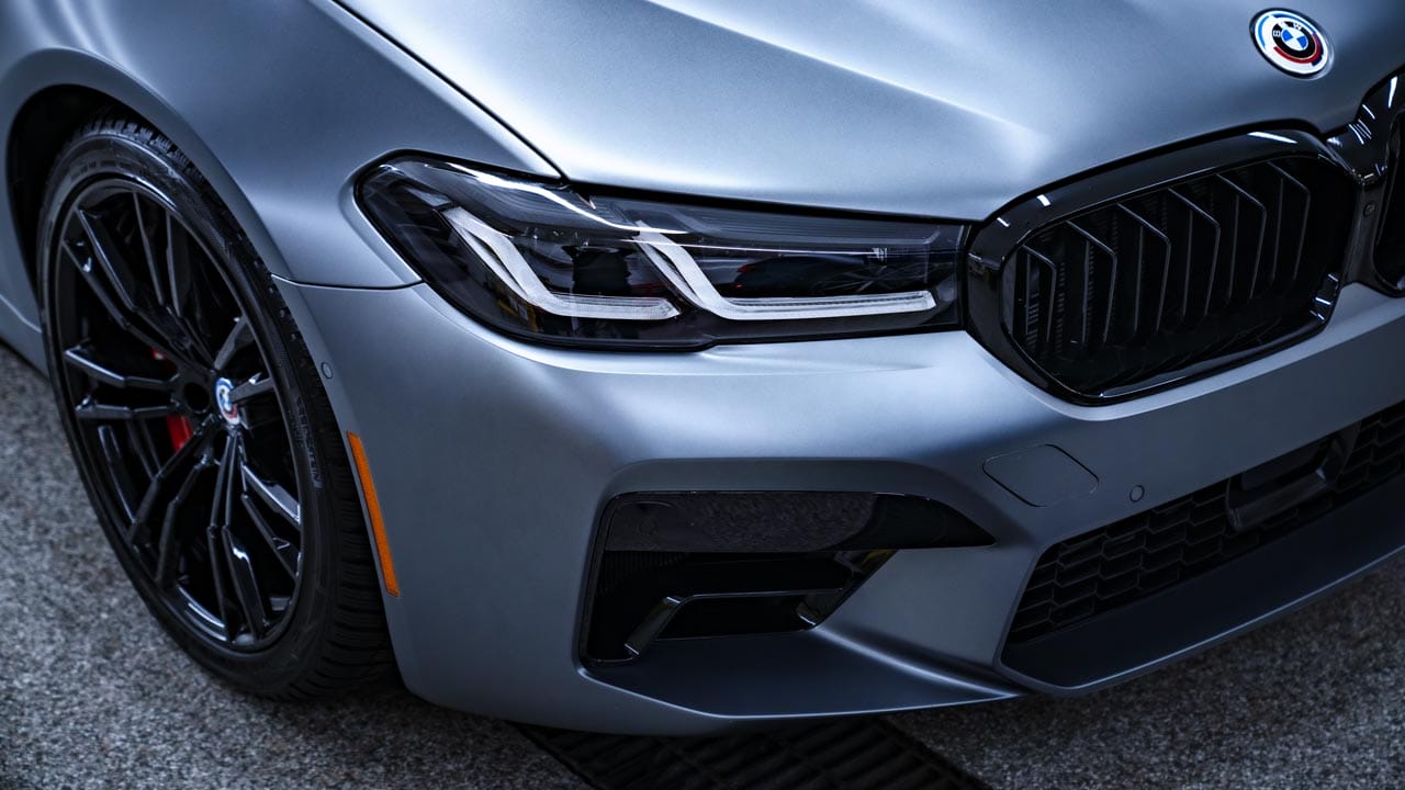 BMW with Frozen finish paint