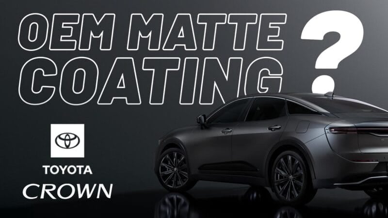 TM Coat on Matte Metal Limited Edition Toyota Crown Sport Crossover