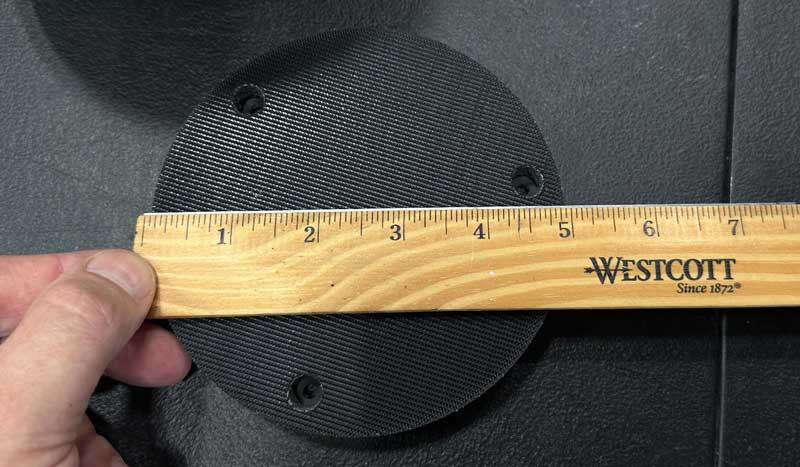 5" Flex polisher backing plate