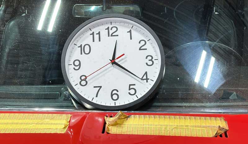 Timing the battery life on Flex polisher batteries