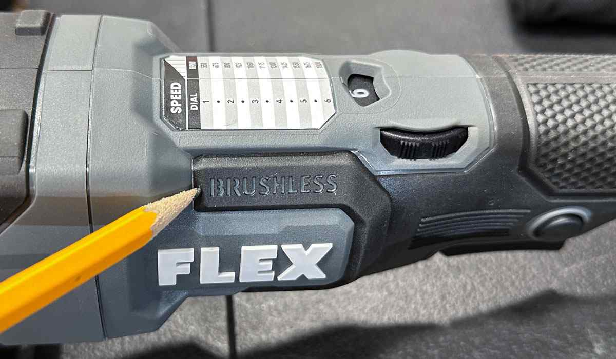 Brushless motor technology for polisher
