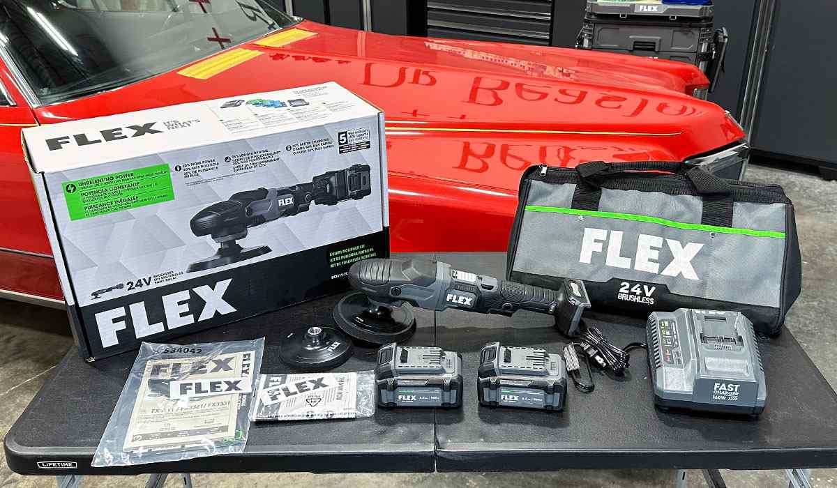 Flex FX3311 24V Cordless Rotary Polisher Unboxed