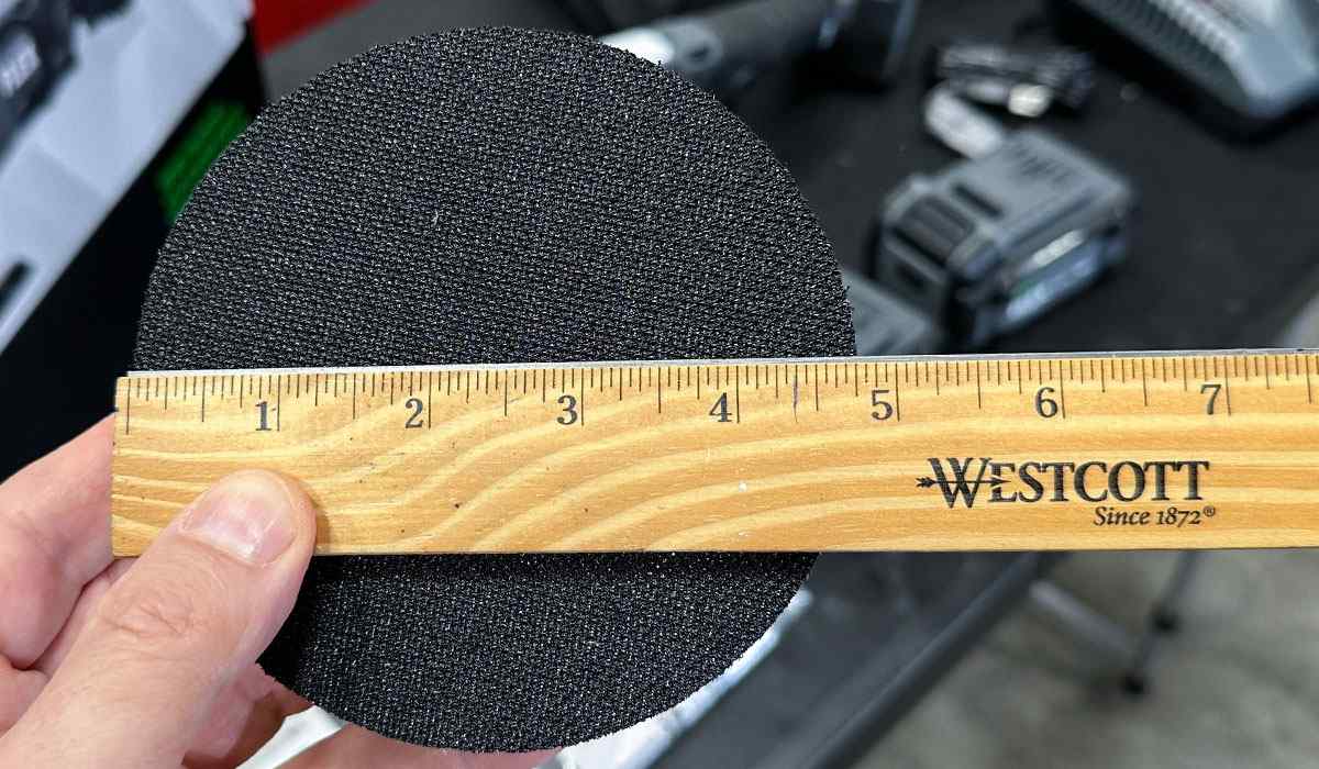 5" backing plate