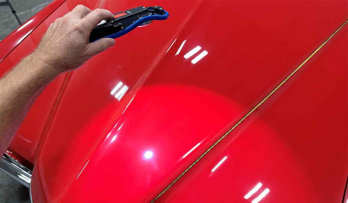 Shallow holograms in single stage paint