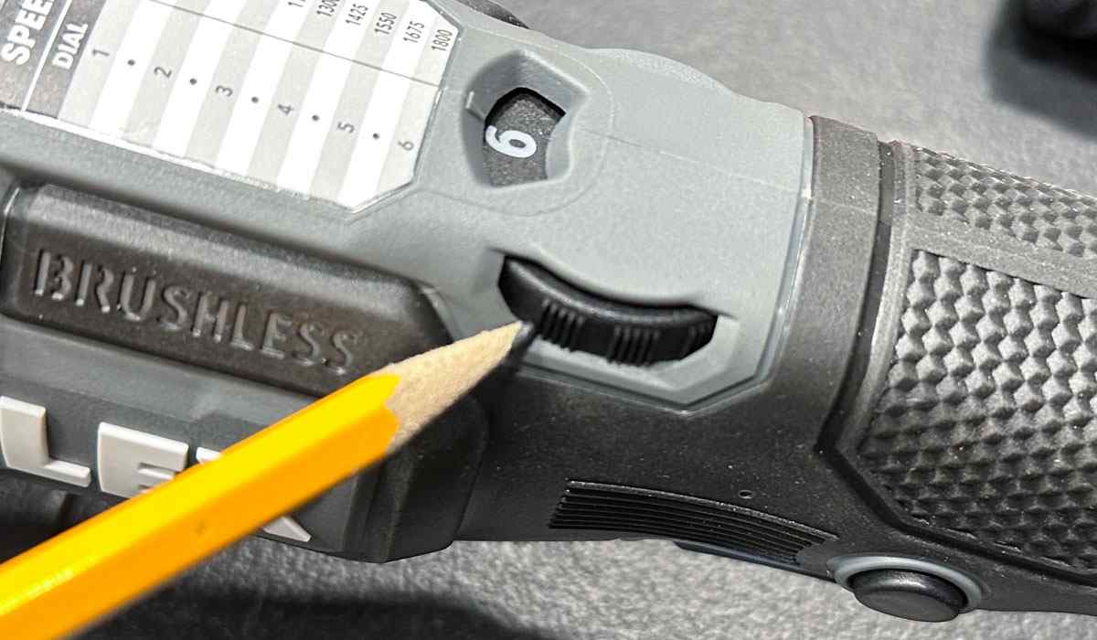 Polisher speed dial