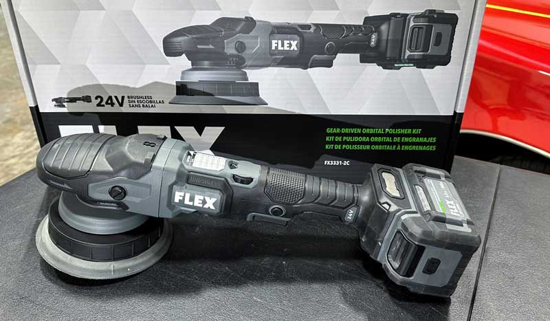 Flex FX3331 24V Cordless Gear-Driven Orbital Polisher Tool Only