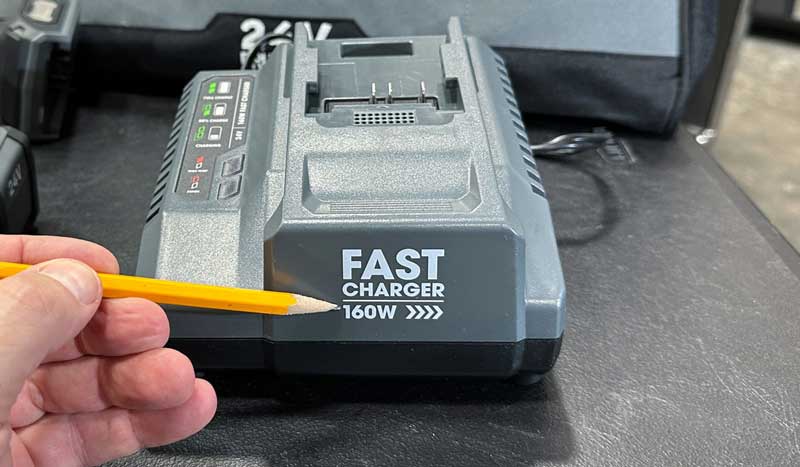 Flex 160W battery charger