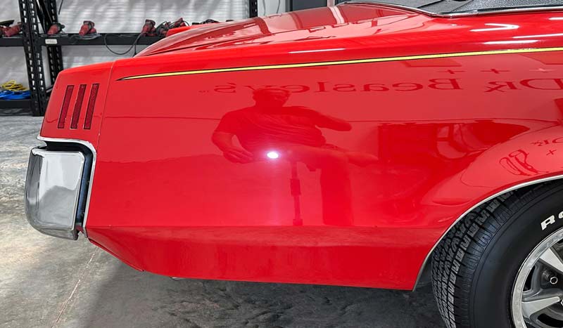 Results after using Flex 2231 random orbital 24V cordless polisher