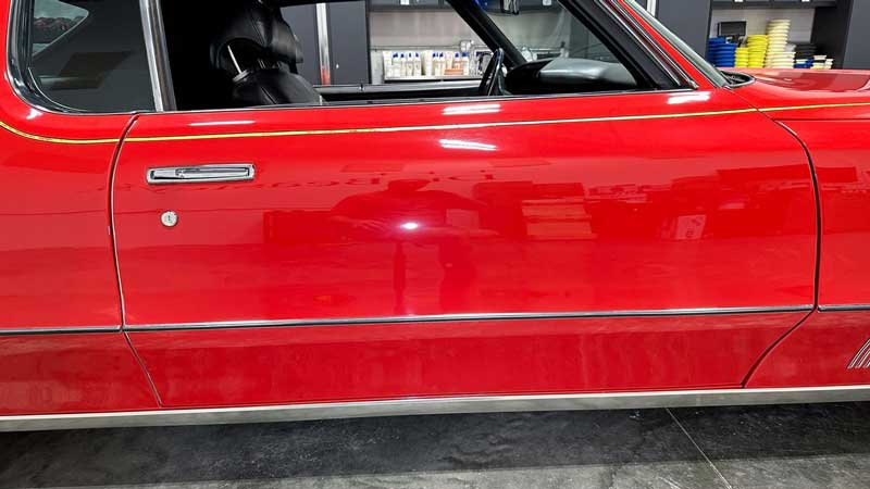 Results after using Flex 2231 random orbital 24V cordless polisher