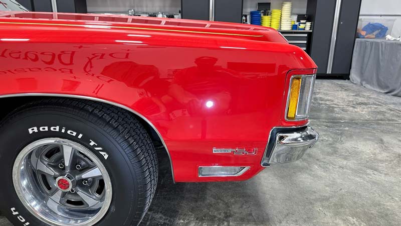 Results after using Flex 2231 random orbital 24V cordless polisher