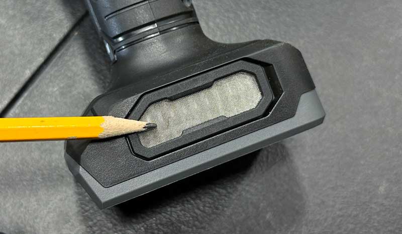 Air intake on Flex polisher