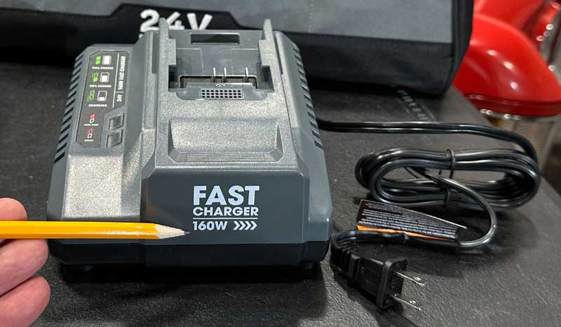 Flex battery charger
