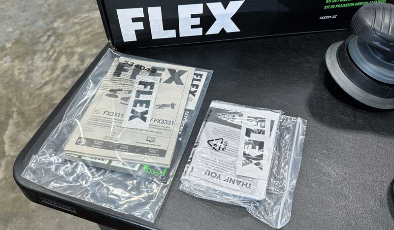 Flex polisher manuals