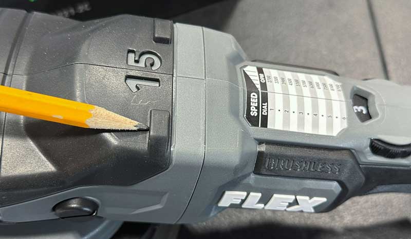 Flex polisher tool rest