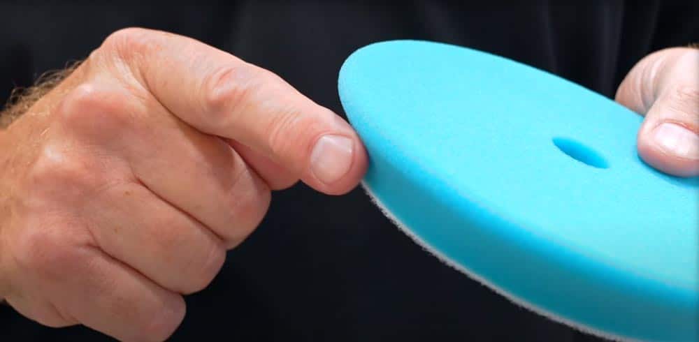 Contour profile on Rupes teal intermediate foam polishing pad