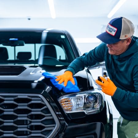 Detailing a car