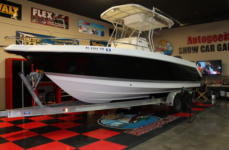 August 2013 Extreme Boat Detailing Class – 24’ Pro-Line Center Console