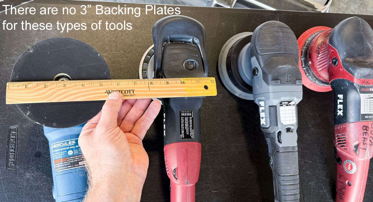 5" backing plates