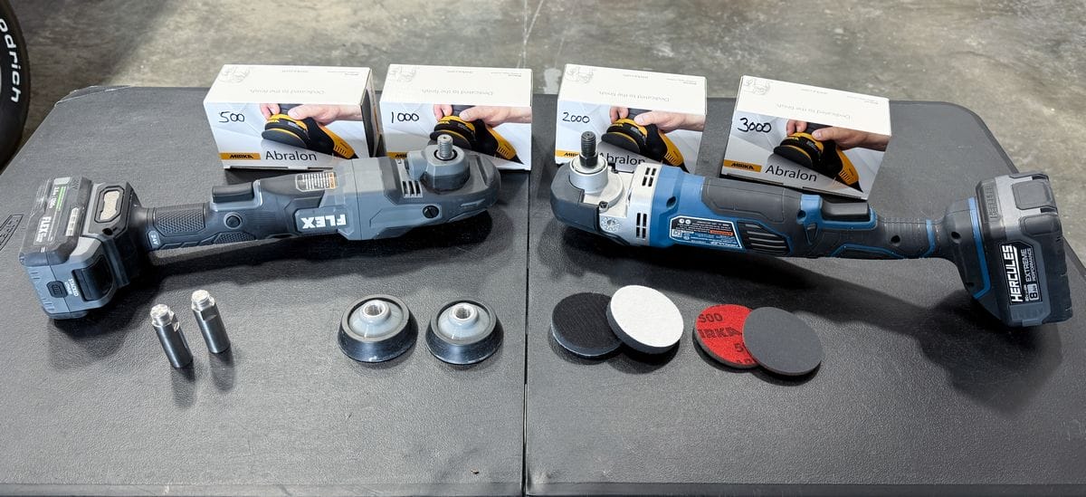 Flex cordless rotary compared to Harbor Freight Hercules cordless rotary