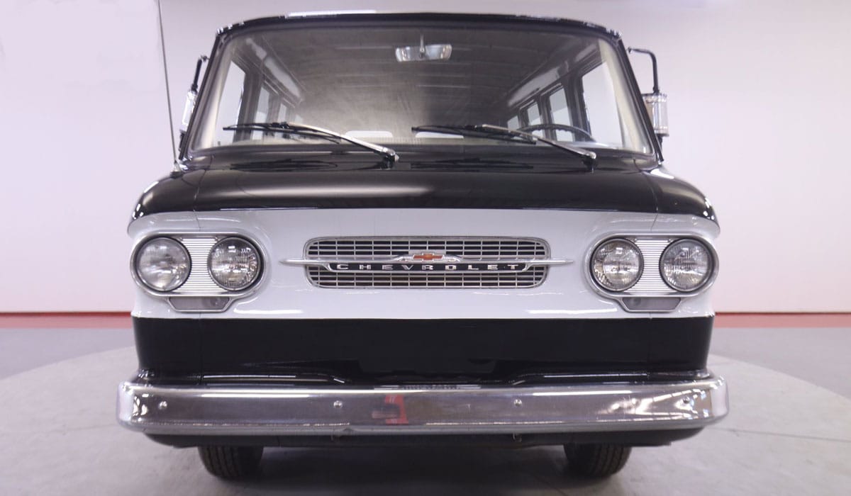 Uncoated glass headlights on an old Chevy truck