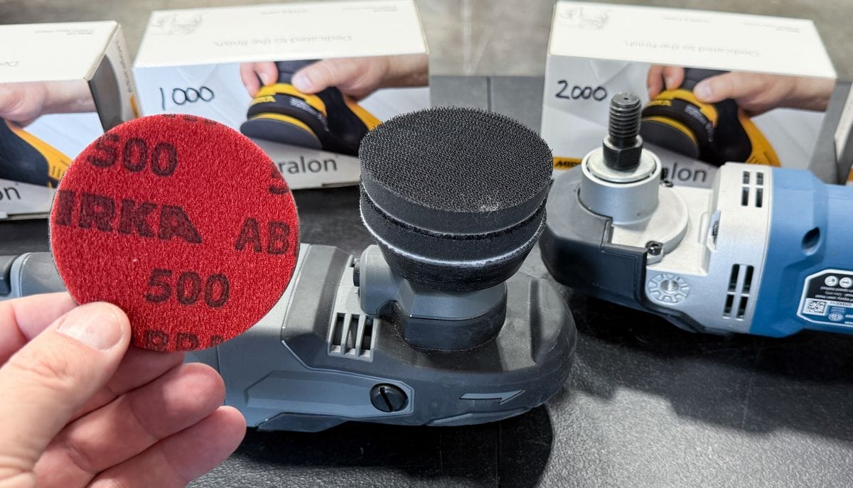 500 grit sanding disc