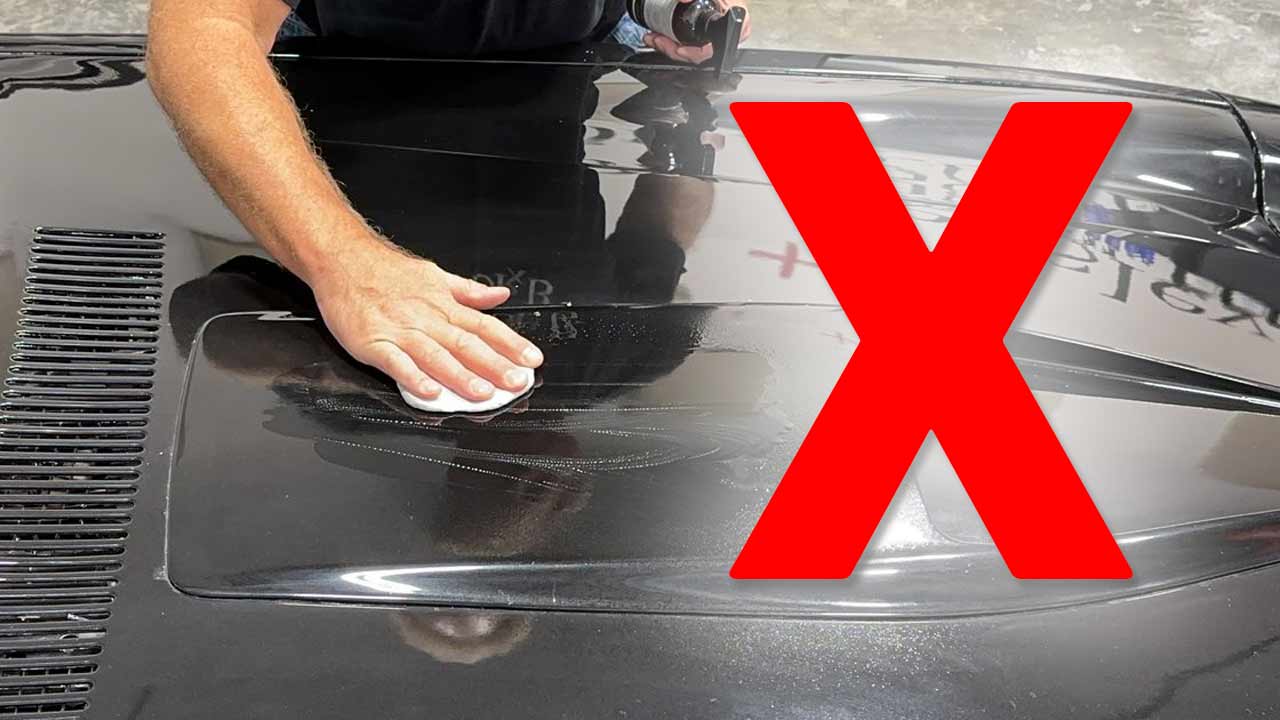 Never use a clay bar on a matte finish car!