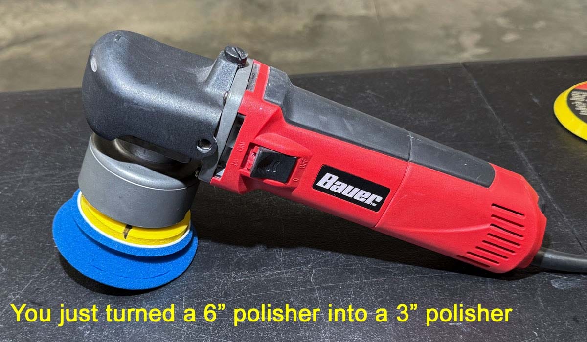 Foam pad attached to Bauer DA