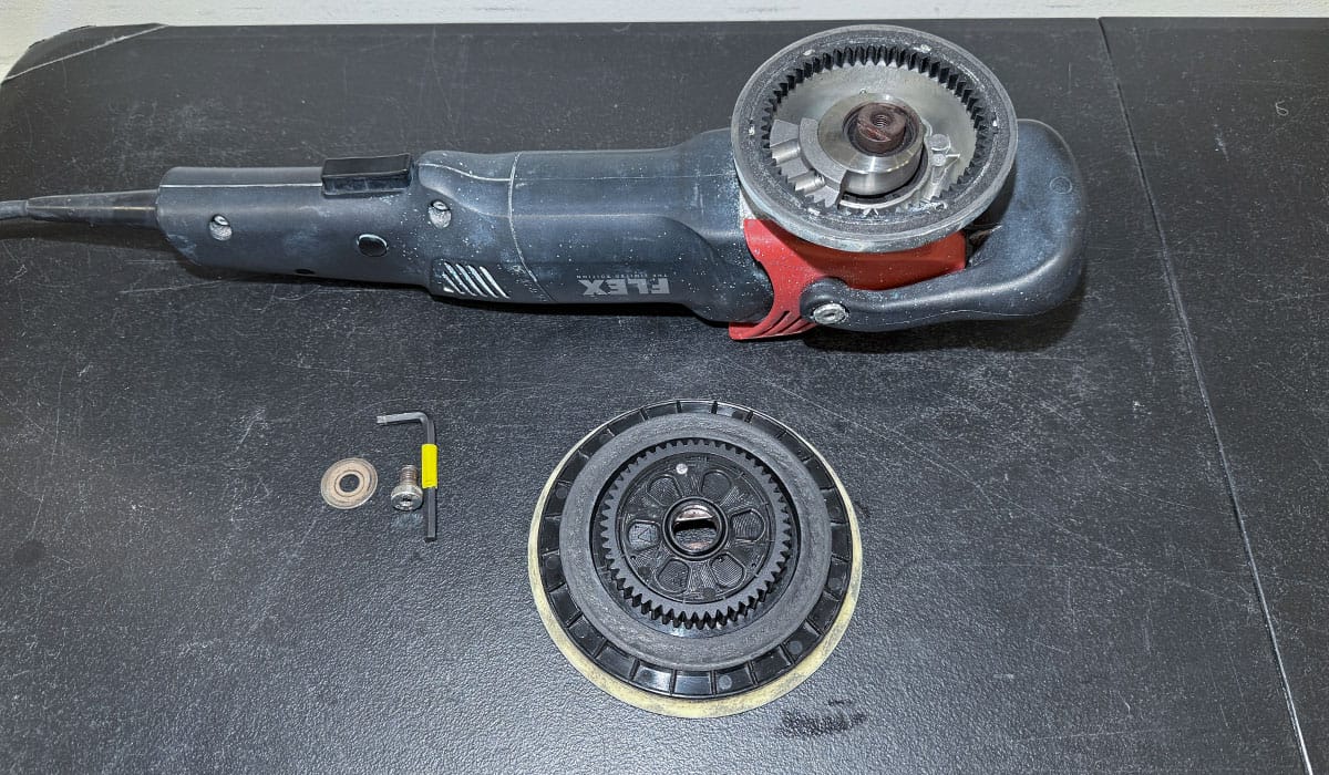 Flex XC 3401 VRG with backing plate removed